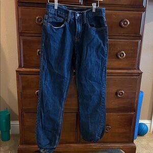 Old Navy Men's Dark Blue Straight leg Jeans 29x32